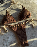 MIU MIU BROWN BIKINI