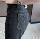 LV diamonds jeans black/denim