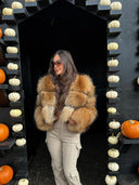 BUBBLE MINI COAT HONEY FOX