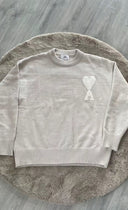 Ami Paris Sweater Beige