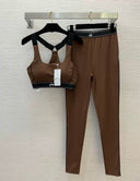 ALO YOGA BROWN SET