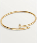 Cartier Nail bracelet gold thin diamonds