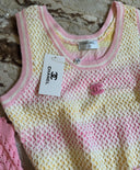 CC pink yellow dress