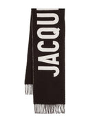 JACQUEMUS SCARF CHOCO