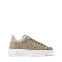 LV BEIGE FUR TRAINERS